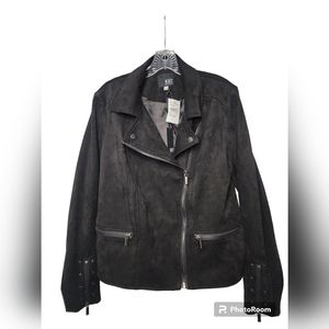 🔥❤️ NWT- Kut From The Kloth Quinn Textured Moto Jacket Size XL